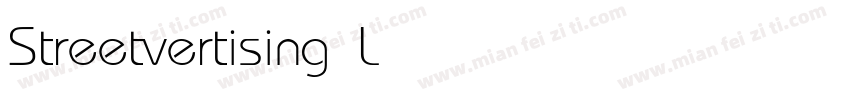 Streetvertising Light字体转换